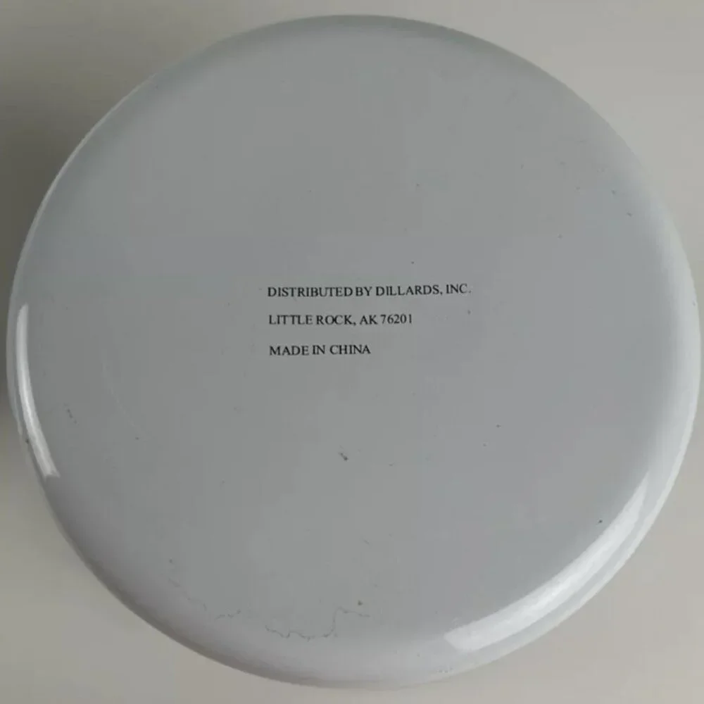 Dillards Rooster Tin Canister Storage Container A Doodle Do Farmhouse Country